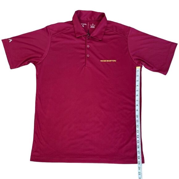 Men's Antigua Cabernet Washington NFL Embroidered Logo Apex Polo Medium NWT - Picture 9 of 11